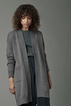 Chamarras Canada Goose Mujer México - Cortina Prendas De Punto Black Label Grises LI2389015